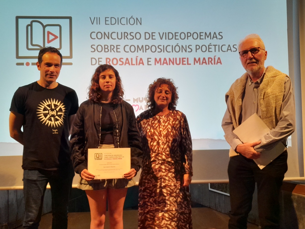 Noa Cabaleiro gaña a VII edición do Concurso de videopoemas sobre composicións poéticas de Rosalía e Manuel María